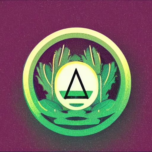Image similar to simple alchemical emblem. simple digital illustration.
