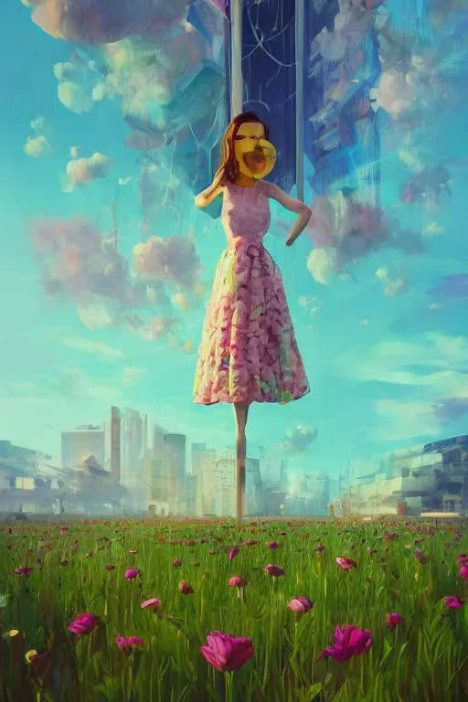 Image similar to closeup, giant flower face, woman standing by large modern windows, luxury, surreal photography, sunlight, impressionist painting, digital painting, artstation, simon stalenhag