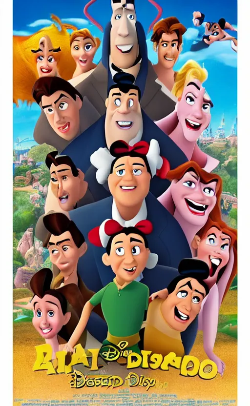 Image similar to a poster for a really bad Disney animated movie