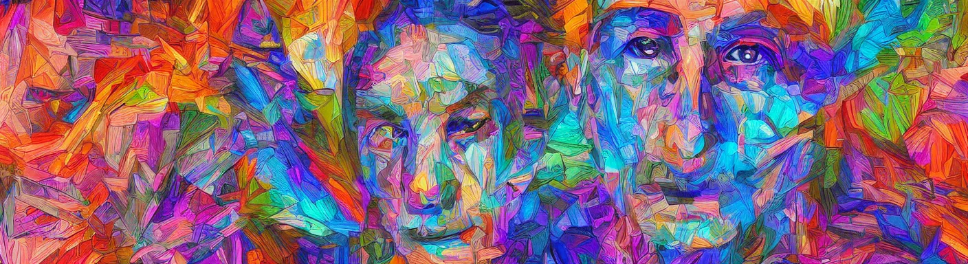 Prompt: A collection of pieces of art made with Artificial Intelligence, art style by Sandra Pelser, Bryen Sly