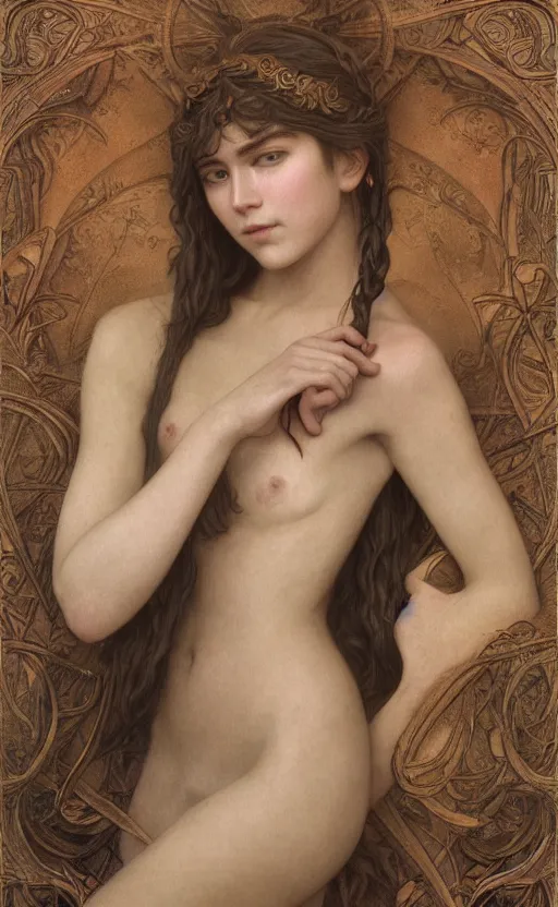 Image similar to kindness, highly detailed, concept art, intricate, sharp focus, einar jonsson and bouguereau