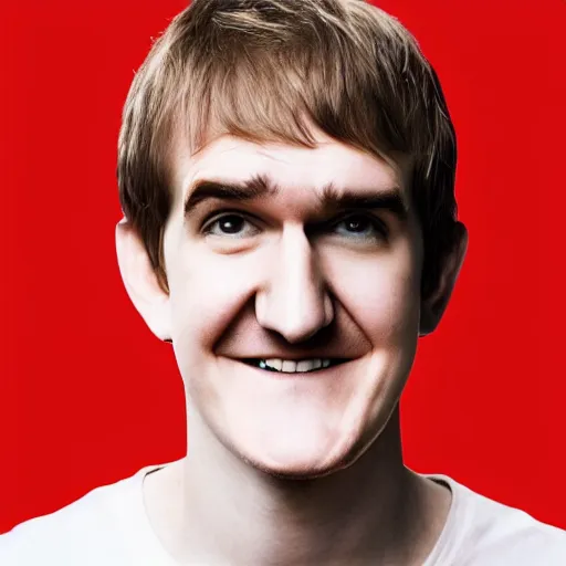 Image similar to bo burnham inside of the internet