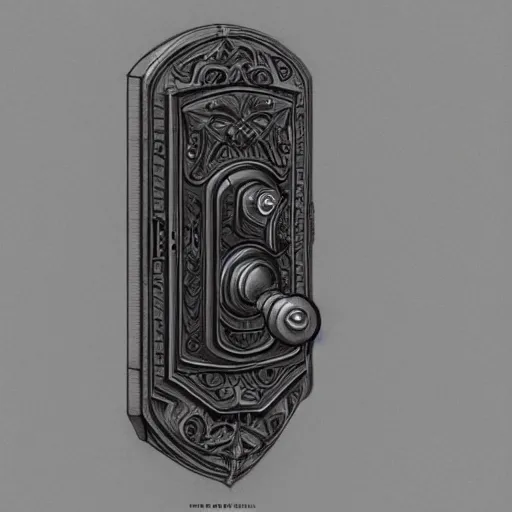 Image similar to the room of door latches, concept art, trending on artstation, highly detailed, intricate, sharp focus, digital art, 8 k