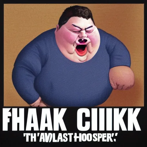 Image similar to fat chuck is mad