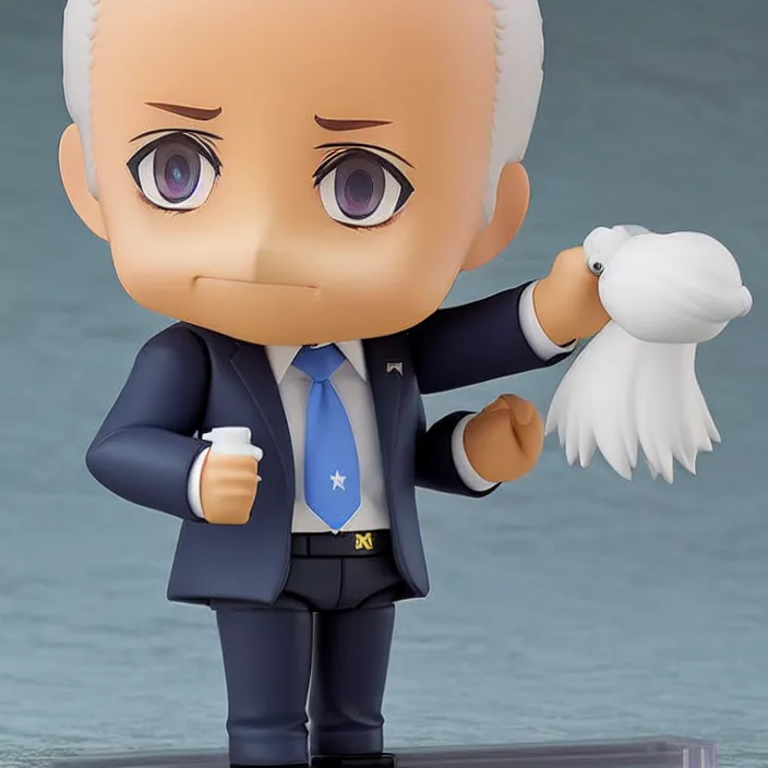 Image similar to joe biden, an anime nendoroid of joe biden, figurine, detailed product photo