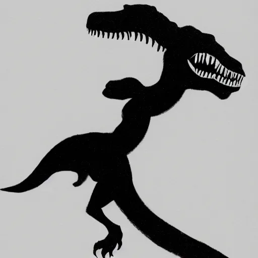 Image similar to a pencil sketch of a pinup girl riding a tyrannosaurus rex, white background, black and white