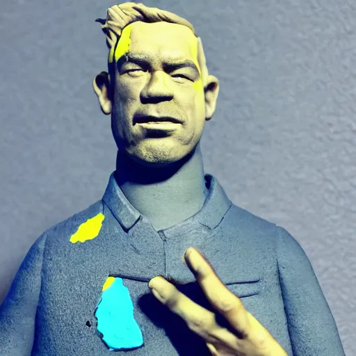 Prompt: diplo made of clay, claymation