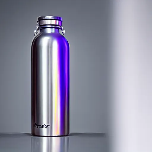 Image similar to The water bottle, made by Apple, product photography