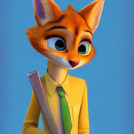 Image similar to princes jasmin, anthropomorphic cat, in the style of zootopia, highly detailed