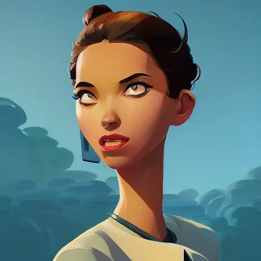 Image similar to face icon stylized minimalist casablanca, loftis, cory behance hd by jesper ejsing, by rhads, makoto shinkai and lois van baarle, ilya kuvshinov, rossdraws global illumination