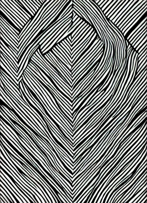 Image similar to modern single line illustration of hearts