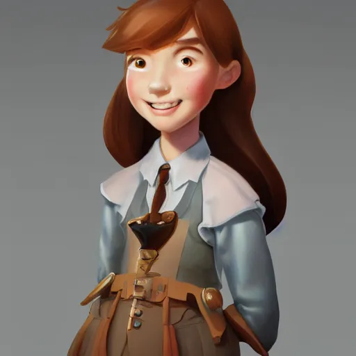 Prompt: portrait character design a young cute elegant horse girl, style of maple story and zootopia, 3 d animation demo reel, portrait studio lighting by jessica rossier and brian froud and gaston bussiere