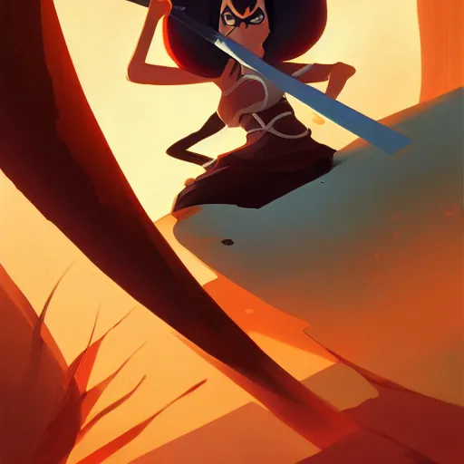 Image similar to hero world samurai jack, behance hd by jesper ejsing, by rhads, makoto shinkai and lois van baarle, ilya kuvshinov, rossdraws global illumination