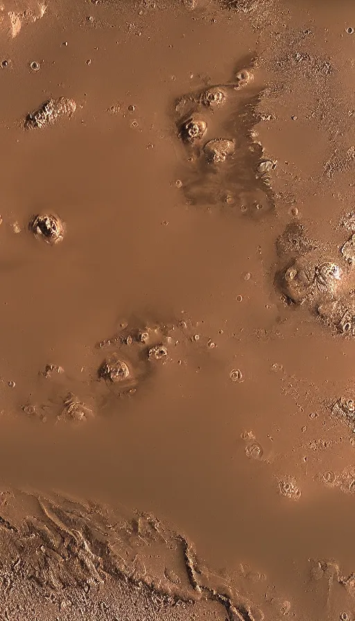 Image similar to mars from space, 1 8 mm, high res, highly detailed, photographed,