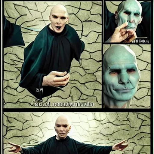 Prompt: This is the most beautiful voldemort casting a spell I have ever seen in my life. It is so beautiful that I feel moved to tears.