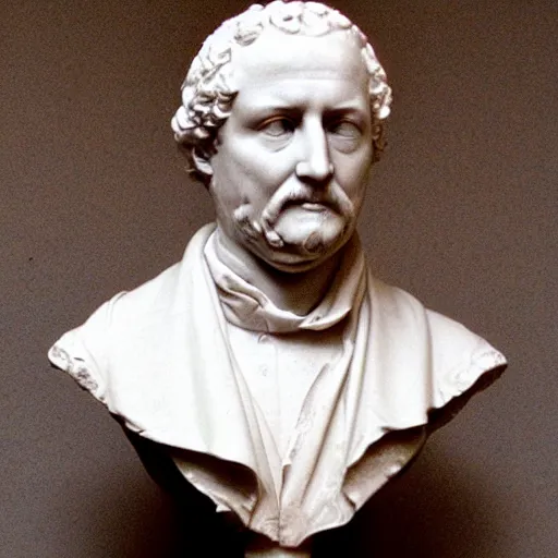 Prompt: julius cesar's bust