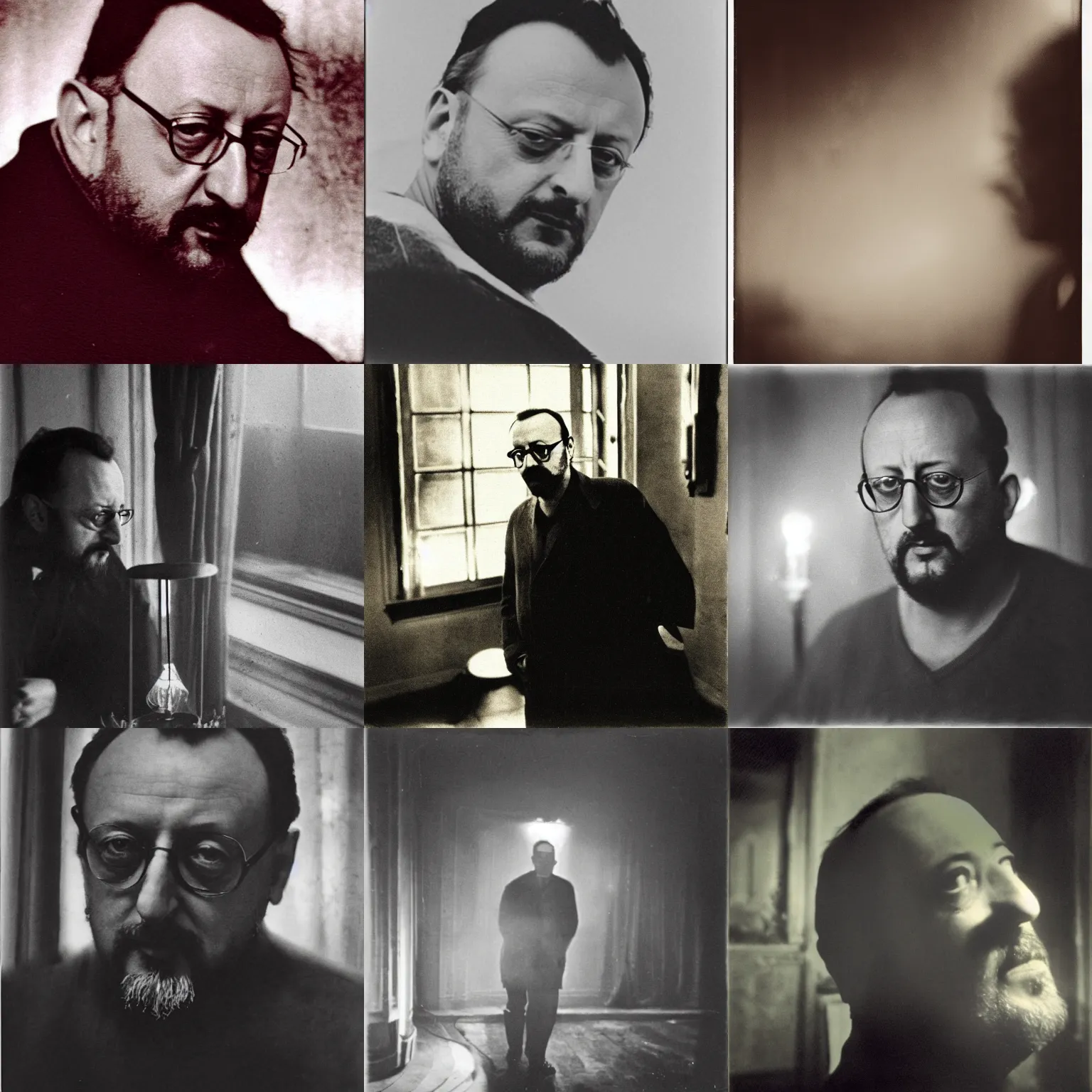 Prompt: a photo by josef sudek, atmospheric, magical, beautiful lights : portrait of jean reno, award winning photo