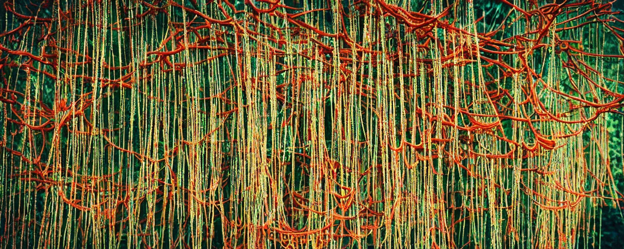 Image similar to a spaghetti tree, fine detail, canon 5 0 mm, in the style wes anderson, kodachrome, retro