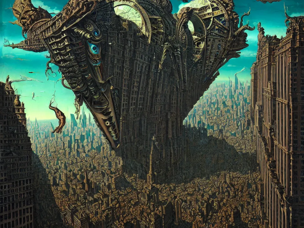Image similar to highly detailed photo of decadence, point of view : up, trending on deviantart, neo surrealism, sharp focus, 4 k, a lot of little details, octane, masterpiece, art by max ernst, art by jim burns