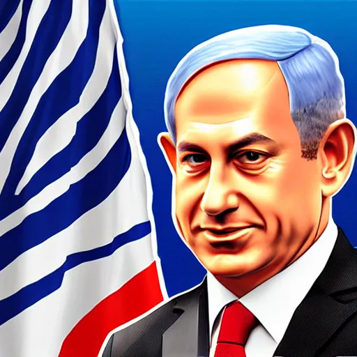 Image similar to benjamin netanyahu picture, photorealistic, detailed, photograph