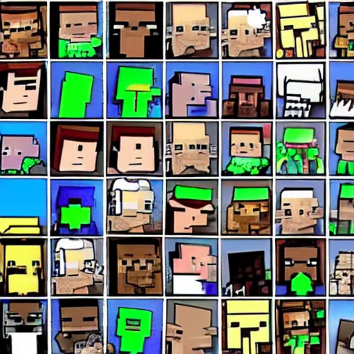 Image similar to minecraft youtuber thumbnails