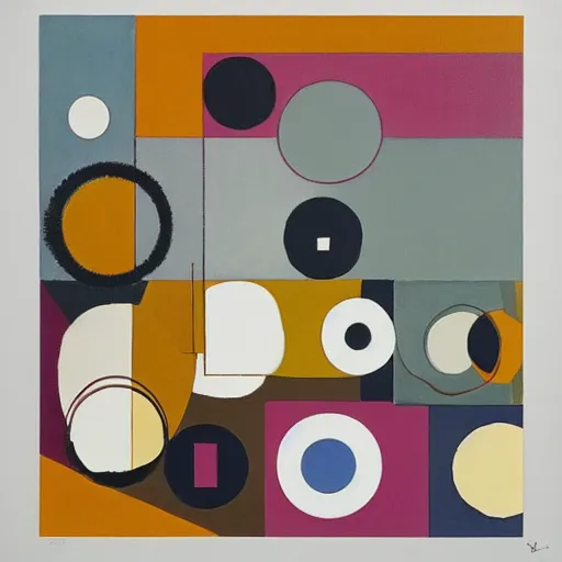 Image similar to suprematism painting of different shapes, infinity, rectangle, circles, highly detailed, by kasimir malewitsch.