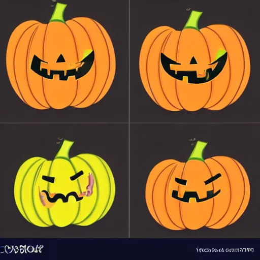 Image similar to cute pumpkin illustration vector