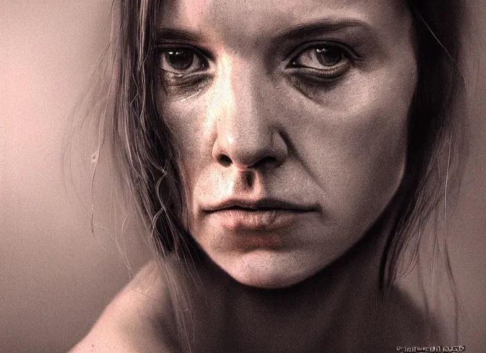 Image similar to photo, young female meth producer, meth lab, cinematic lights, stefan kostic and david cronenberg, realistic, sharp focus, 8 k high definition, intricate, chiaroscuro, elegant, perfect faces, symmetrical face, extremely detailed, hypnotic eyes, realistic, fantasy art, masterpiece zdzislaw beksinski, artgerm