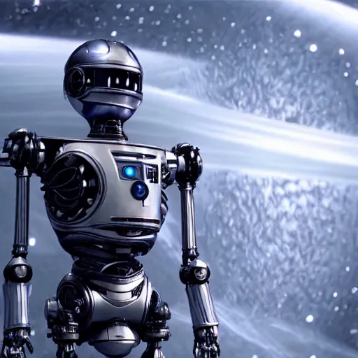 Prompt: lost in space robot, biomechanical advanced modern vfx, 2 0 2 1 release, screenshot, still