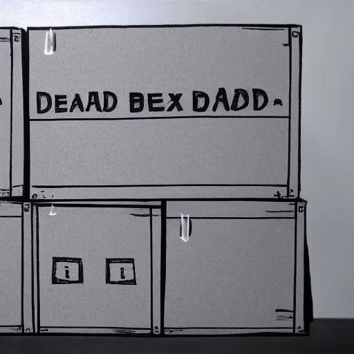 Prompt: dead box