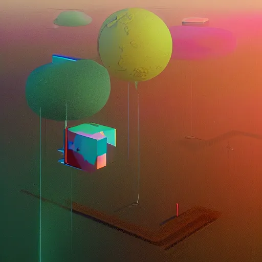 Image similar to Artwork by Beeple