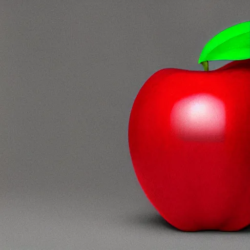 Prompt: large detailed red and green apple wrapped in plastic trending on art station octane render ray traced