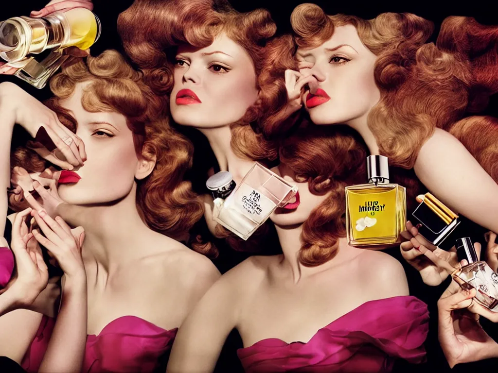 Prompt: fragrance advertising campaign by alex prager, highly detailed