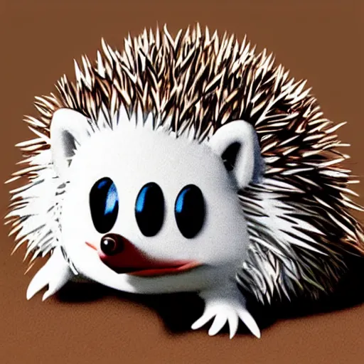 Image similar to twitch emote of a cute hedgehog