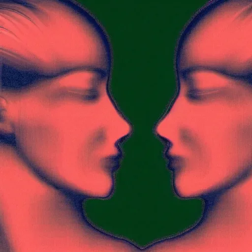 Image similar to neural synchronization between two people