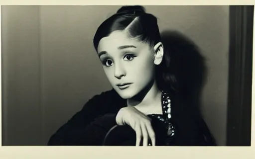 Image similar to photo of Ariana Grande in the depression-era, photorealism by of Dorothea Lange