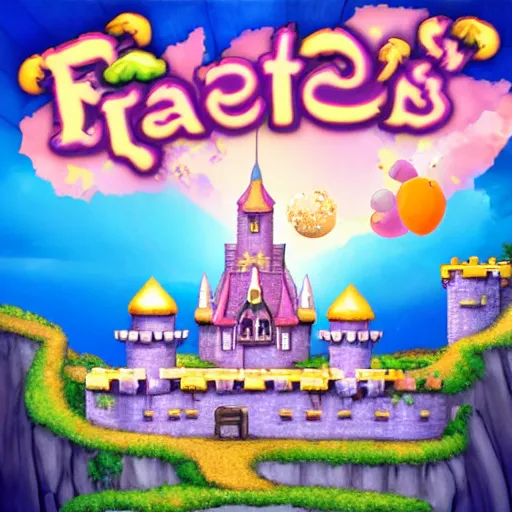 Image similar to peach's castle fever dream