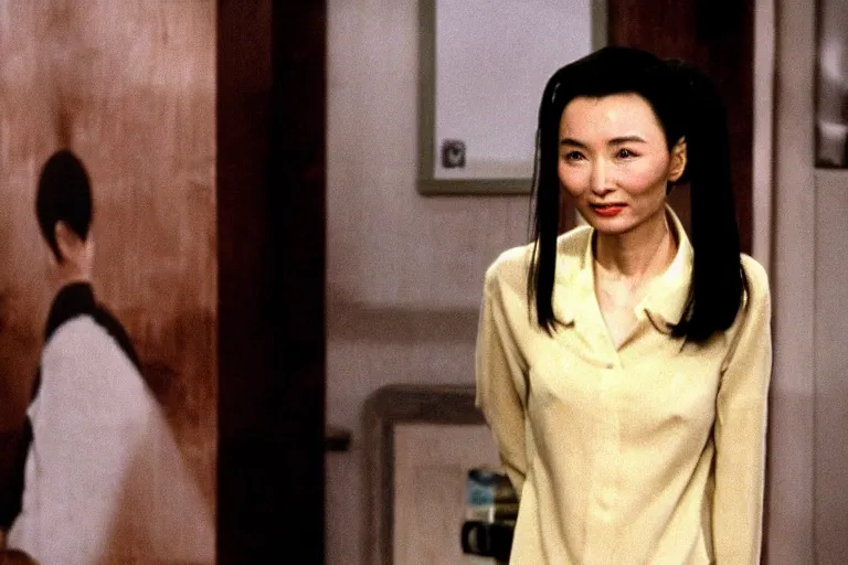 Prompt: Maggie Cheung in Seinfeld