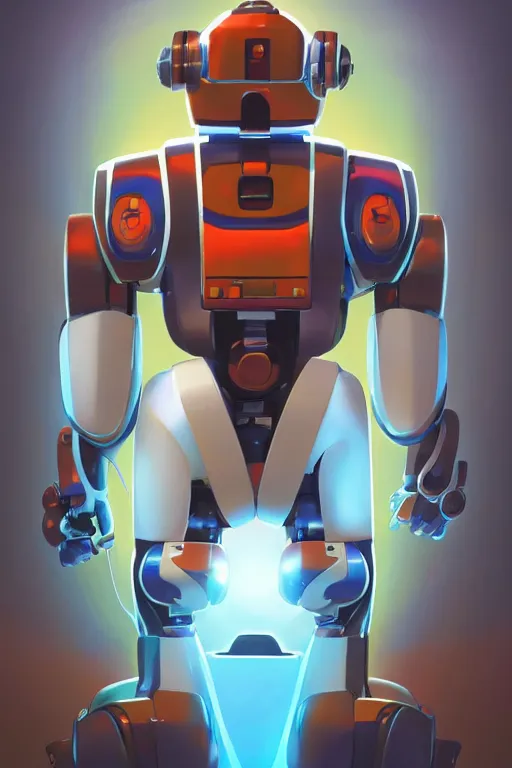 Image similar to metabots medabots medarotto medarot robot minimalist comics helmet mask neon cybereye, behance hd by jesper ejsing, by rhads, makoto shinkai and lois van baarle, ilya kuvshinov, rossdraws global illumination ray tracing hdr radiating a glowing aura