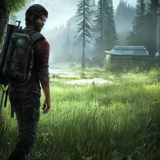 Image similar to Joel from the last of us unreal engine 5, ultra detailed, detailed, realistic