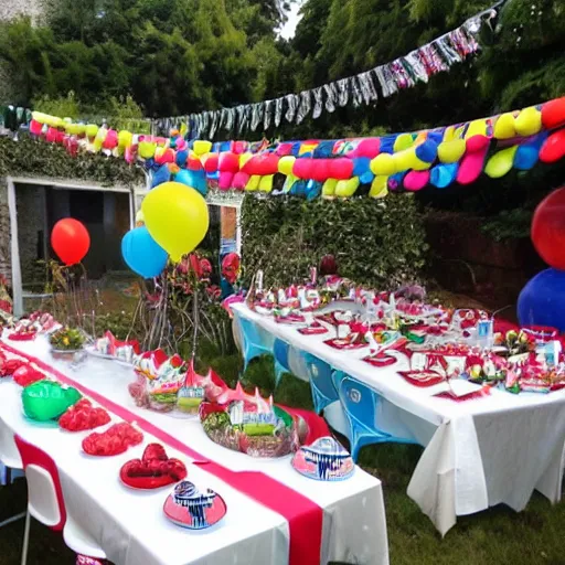 Image similar to photo of a birthday party in bretagne