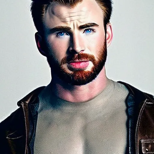 Image similar to chris evans mixed with chris hemsworth