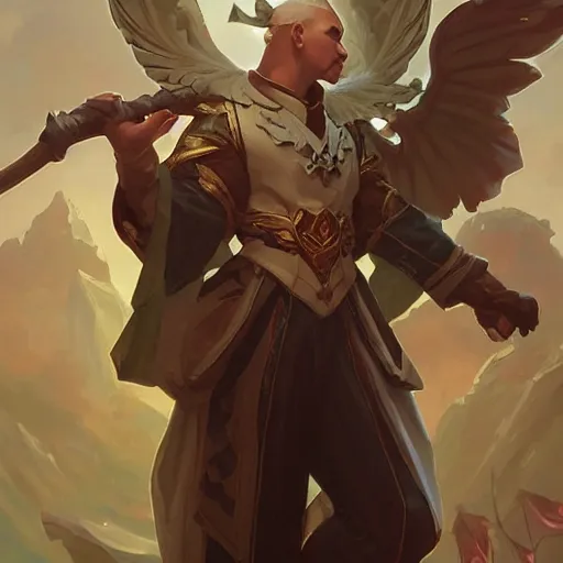 Prompt: grand general swain league of legends on his day off, highly detailed, digital painting, artstation, concept art, smooth, sharp focus, illustration, ArtStation, art by artgerm and greg rutkowski and alphonse mucha and Edmund Blair Leighton and Charlie Bowater