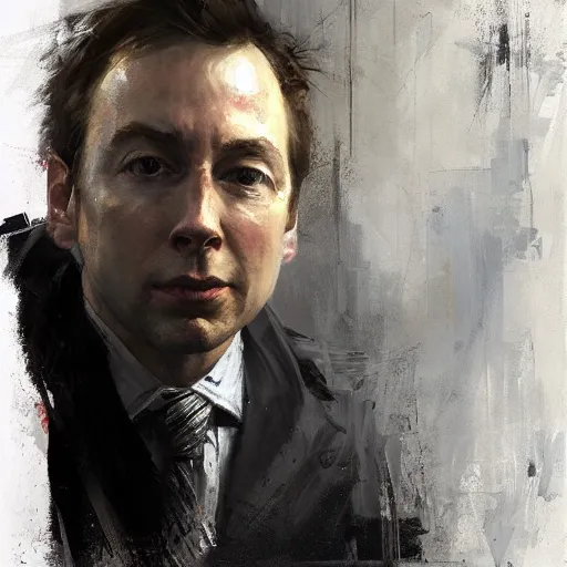 Image similar to jimmy mcgill painted by jeremy mann