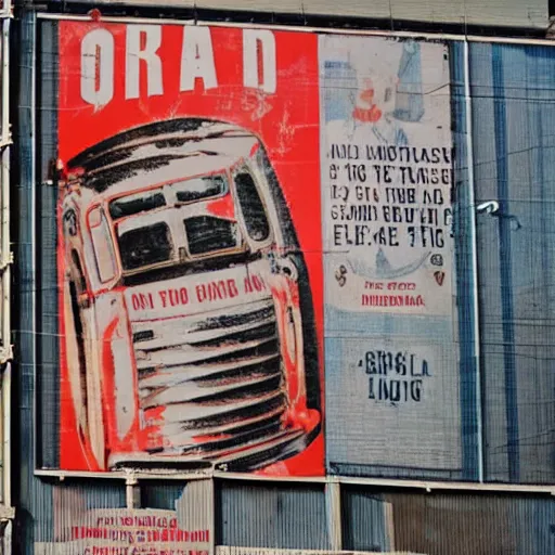 Image similar to texture of an billboard full of old posters