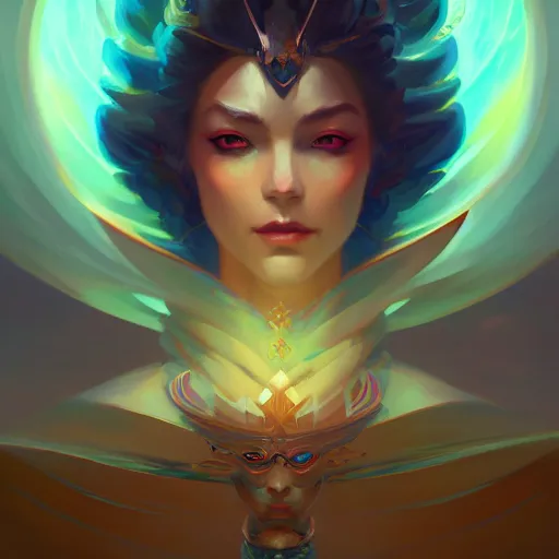 Prompt: a beautiful portrait of a beautiful deity, westword concept art by pete mohrbacher and guweiz and ilya kuvshinov, digital art, highly detailed, intricate, sharp focus, trending on artstation hq, deviantart, unreal engine 5, 4 k uhd image