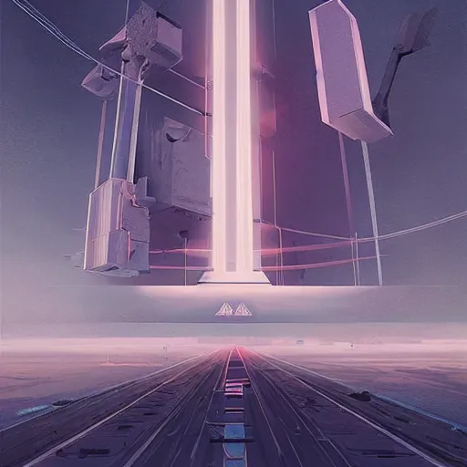 Image similar to art by bill mayers, beeple, concept art, surrealist, end of time