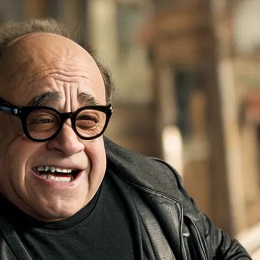 Prompt: movie still of Danny DeVito as Luke Skywalker