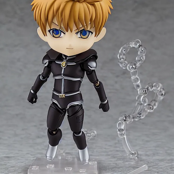 Image similar to Genos from One Punch Man, An anime Nendoroid of Genos from One punch Man , figurine, detailed product photo