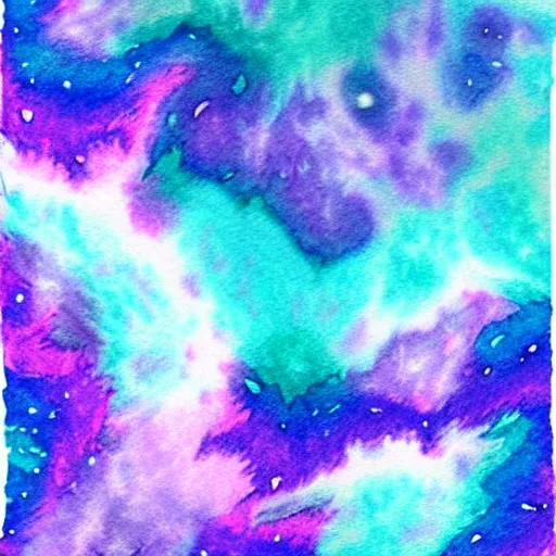 Image similar to frosted astral glacial scarves watercolor artwork confirmed orb